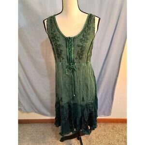 L.I.S.   vintage dark  forest green
